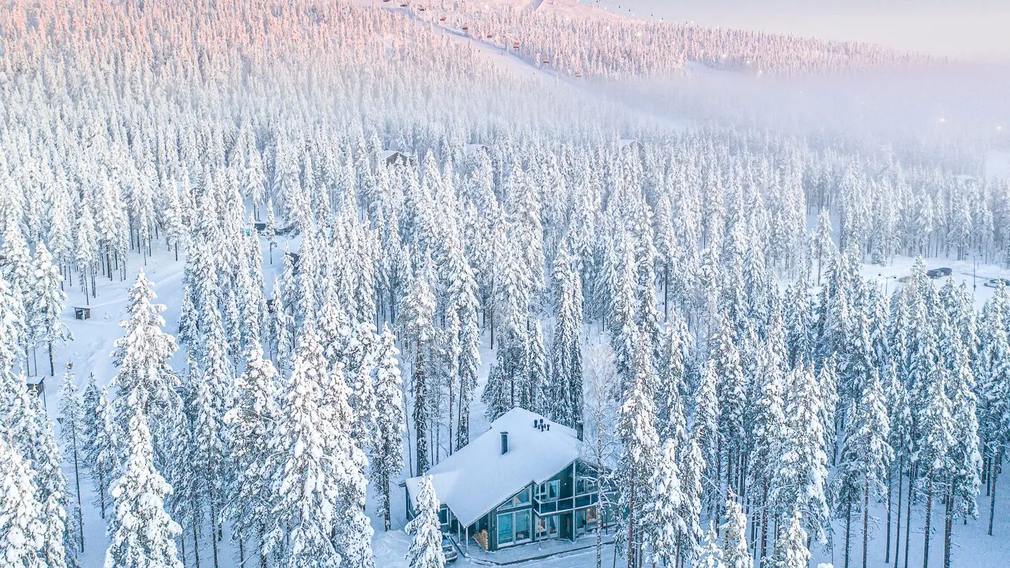 Szállásunk – privát villa Saariselkäben